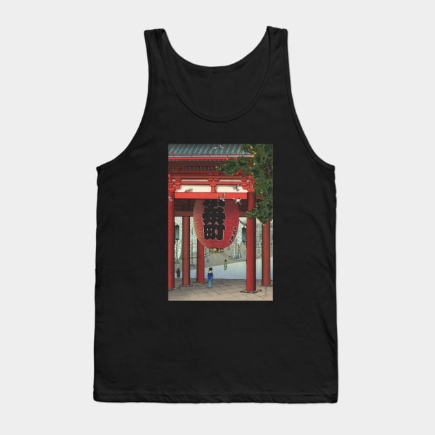 Nio Gate at Asakusa Temple by Tsuchiya Koitsu Tank Top by Takeda_Art